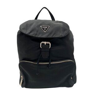 Guess Black Nylon Jaxi Backpack